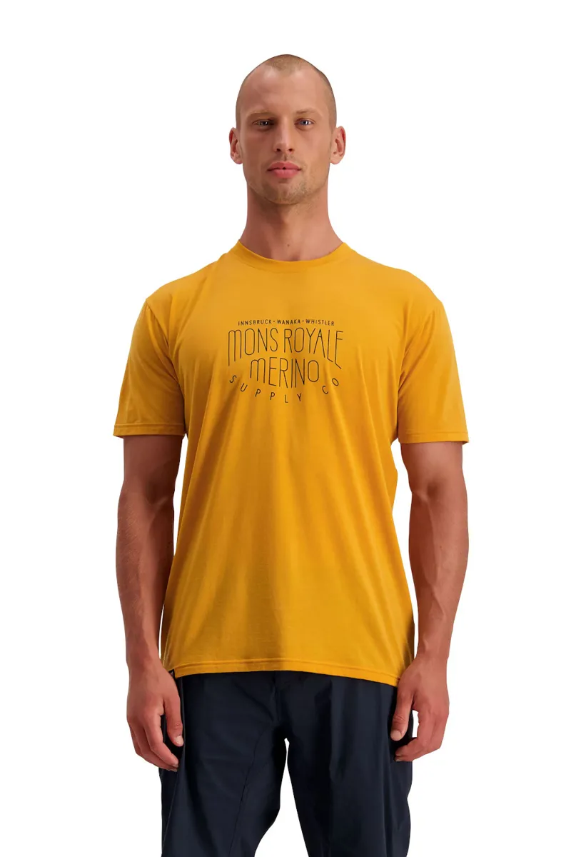 Mons Royale Icon SS Tee Gold-1