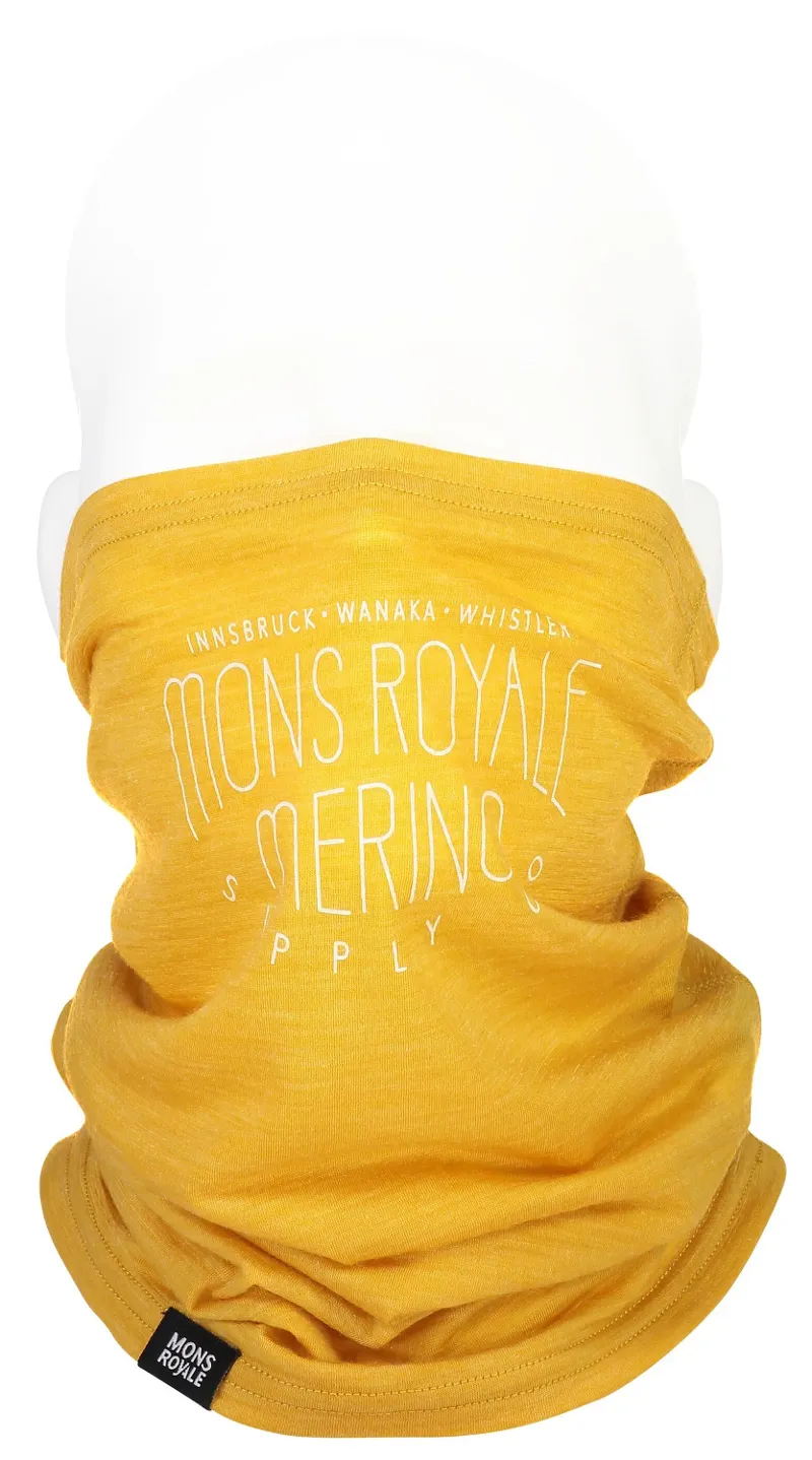 Mons Royale Light Adventure Neck Warmer Gold