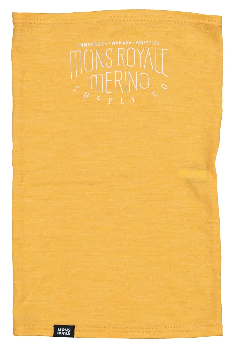 Mons Royale Light Adventure Neck Warmer Gold-1
