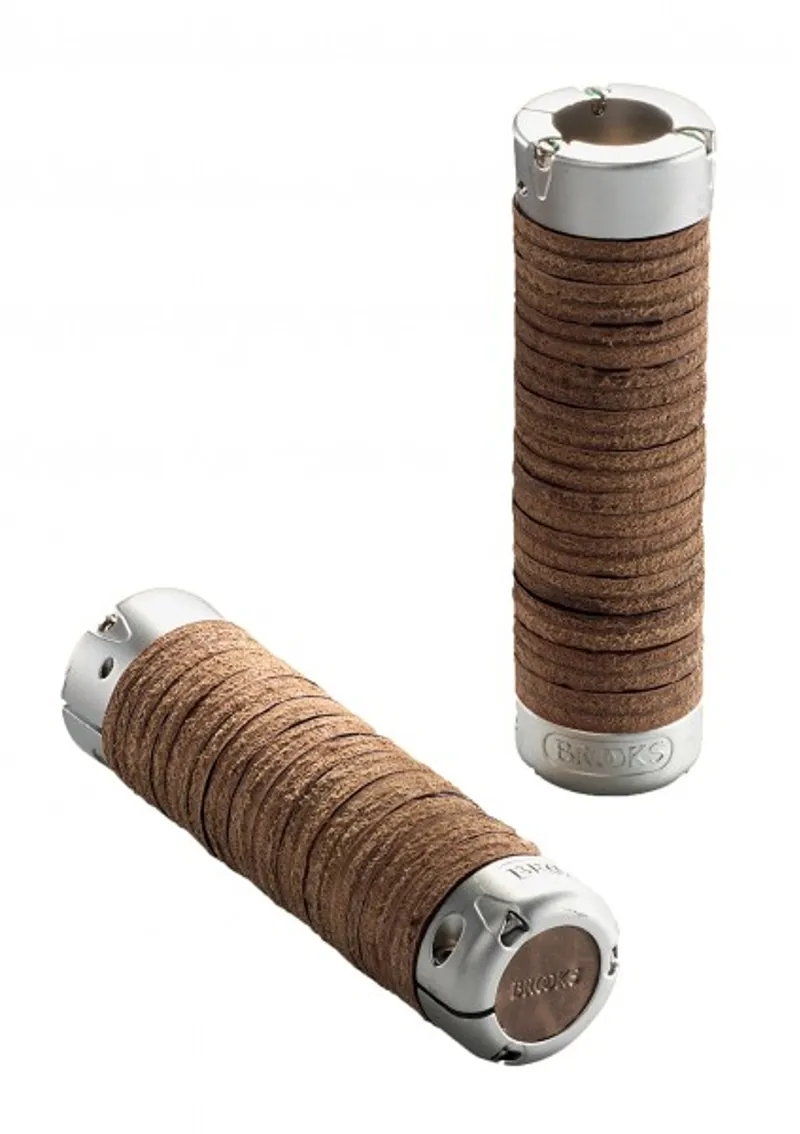 Brooks Plump Leather Grips Brown Brooks Plump Leather Grips Brown