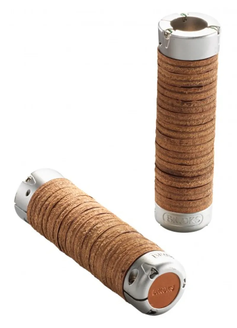 Brooks Plump Leather Grips Honey
