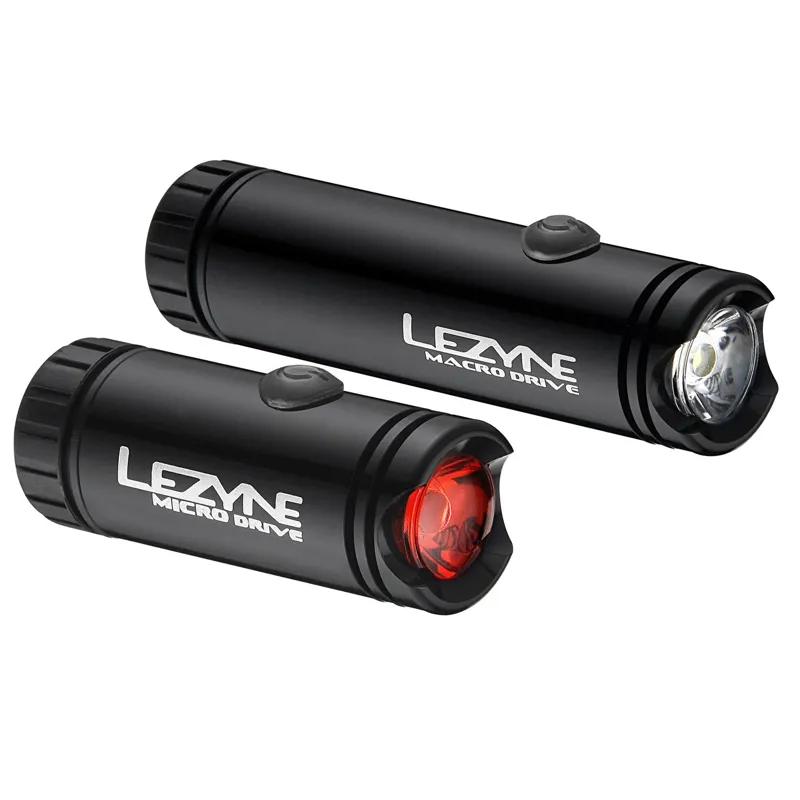 Lezyne Macro/Micro Bike Light Set Black