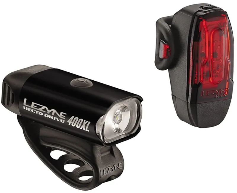 Lezyne Hecto Drive 400XL/KTV10 Light Set Black