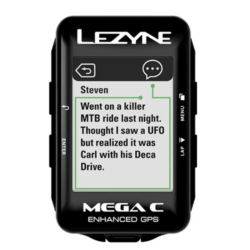 Lezyne Mega C GPS Computer Black-3