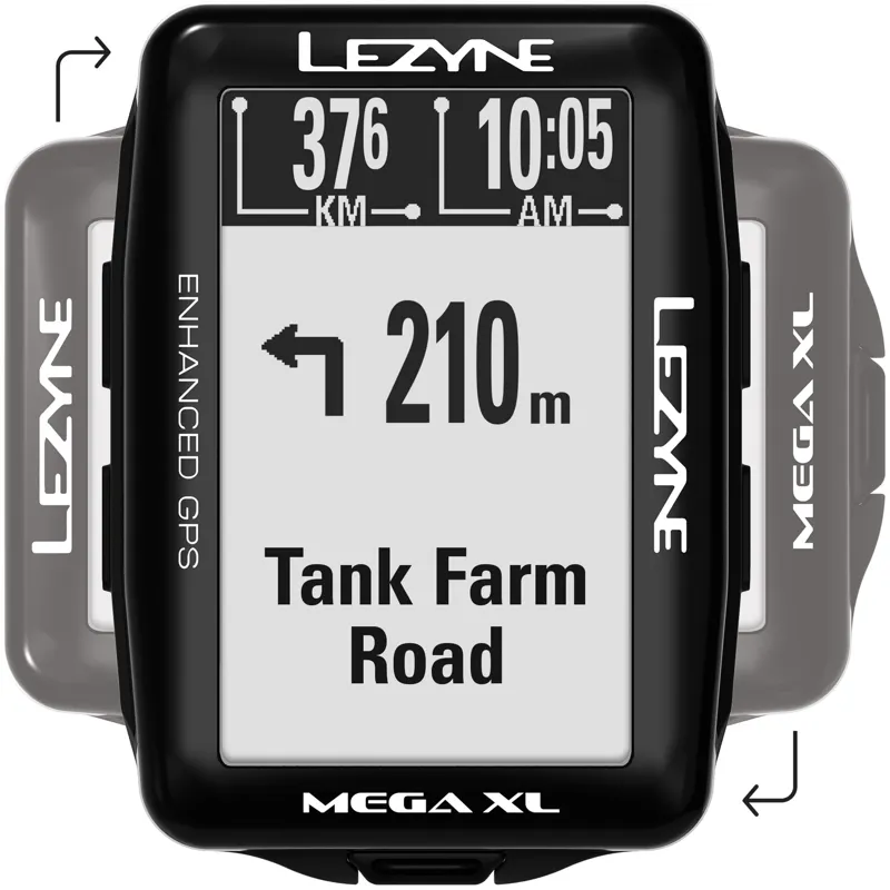 Lezyne Mega XL GPS Cycle Computer Black-3