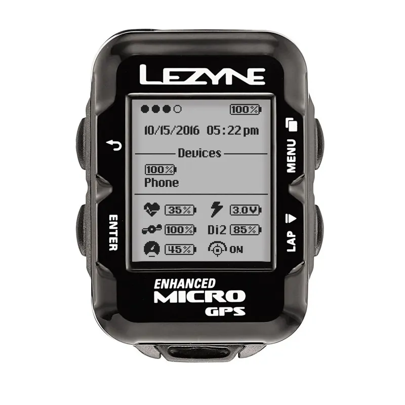 Lezyne Mini Navigate GPS Cycle Computer Black-2