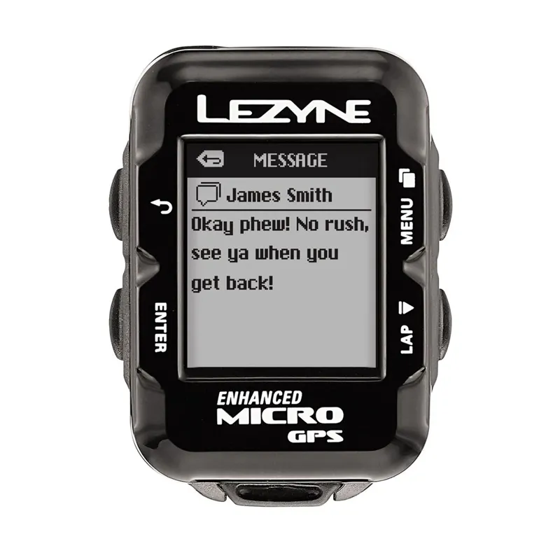 Lezyne Mini Navigate GPS Cycle Computer Black-4