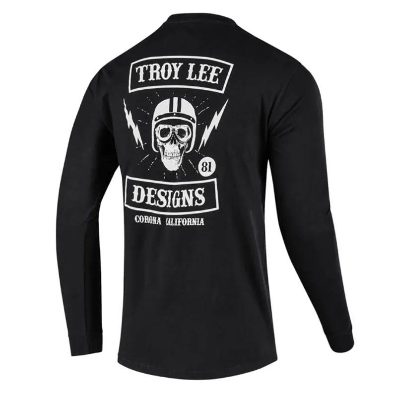 Troy Lee Designs Flowline Classic LS Tee Shocker Black-1