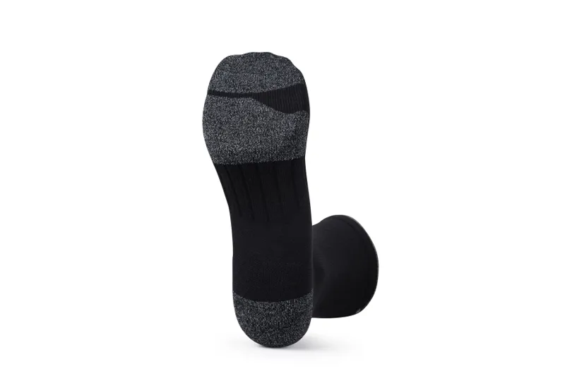 M2O Merino Crew Compression Socks Black-1
