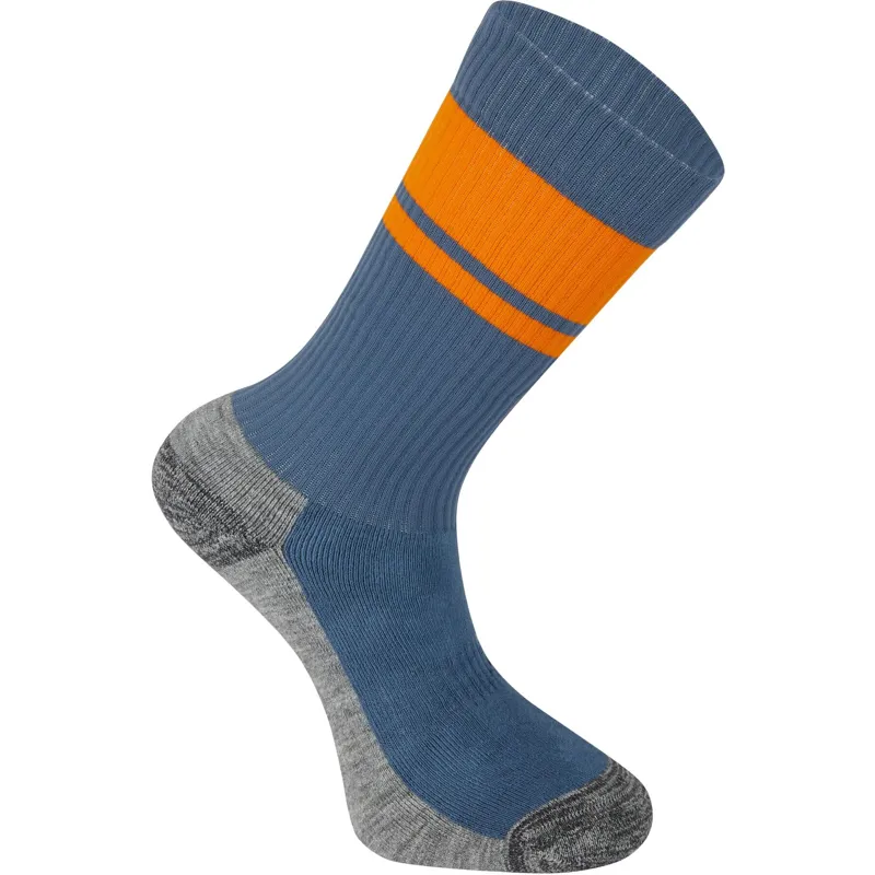Madison DTE Trail Long Socks Slate Blue / Yellow