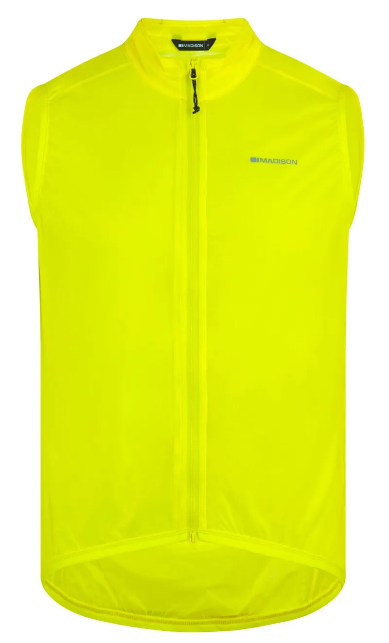 Madison Flux Ultra Packable Waterproof Gilet Yellow