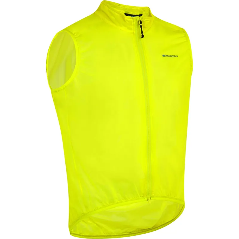 Madison Flux Ultra Packable Waterproof Gilet Yellow-1