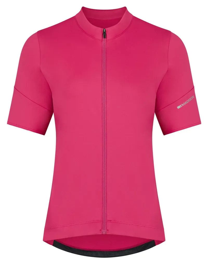 Madison Flux Women's Short Sleeve Road Jersey Magenta Pink