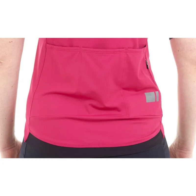 Madison Flux Women's Short Sleeve Road Jersey Magenta Pink-5