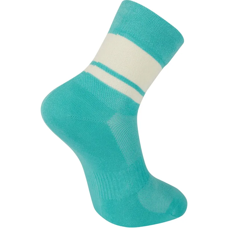 Madison Freewheel Road Socks Aqua Blue-1