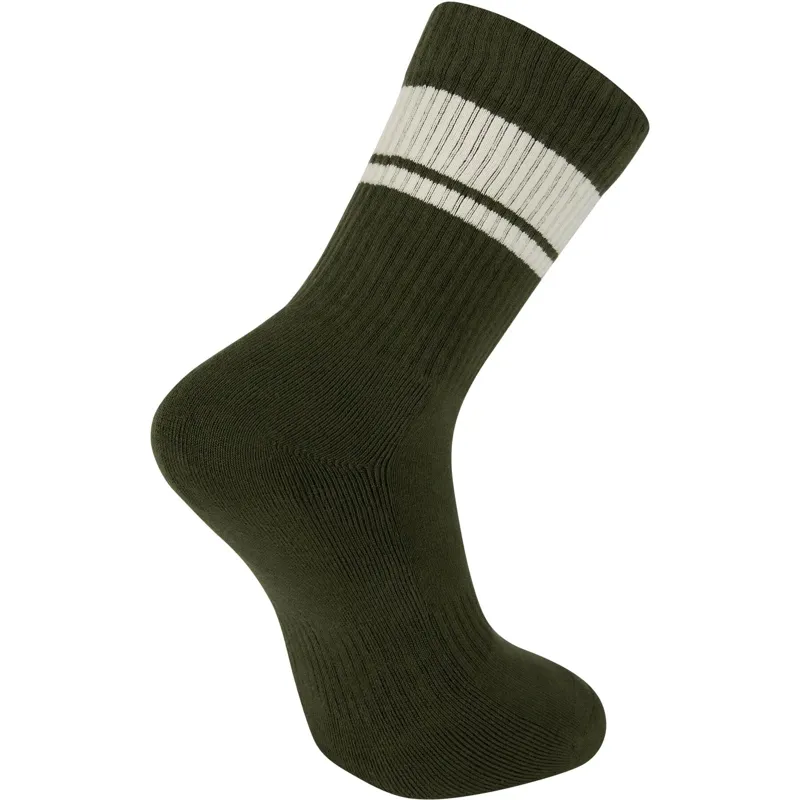 Madison Roam Isoler Road Crew Socks Midnight Green-1
