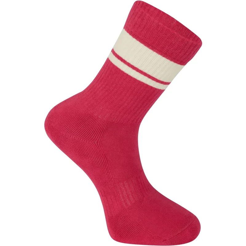 Madison Roam Isoler Road Crew Socks Magenta Pink