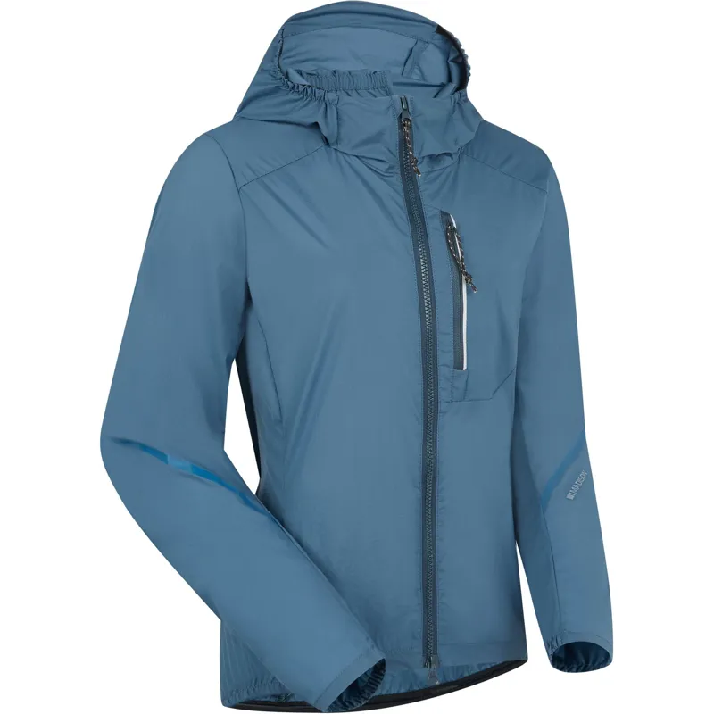 Madison Roam Women's Lightweight Windproof Packable Jacket Lake Blue-1