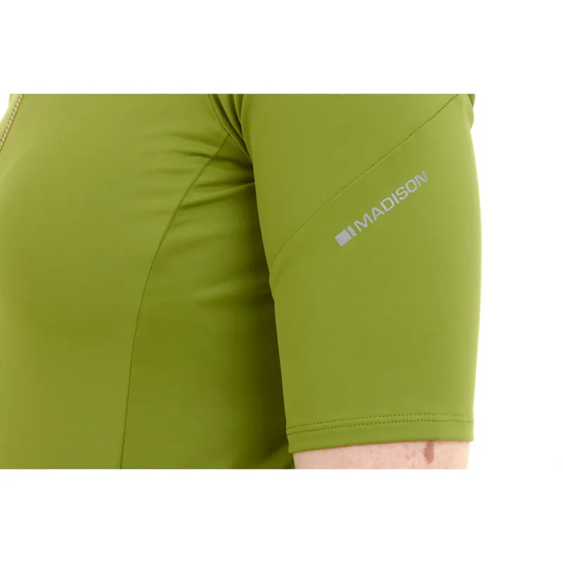 Madison Roam Women's Short Sleeve Jersey Moss Green-3