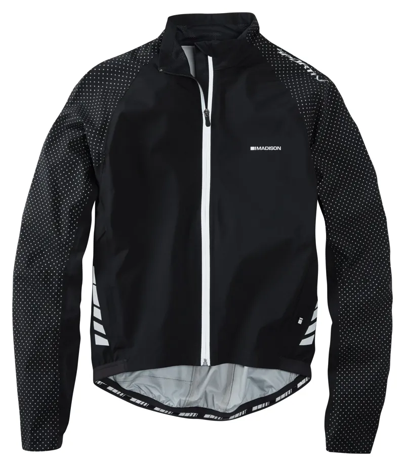 Madison Sportive Hi-Vis Waterproof Jacket Black
