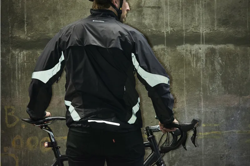 Madison Stellar Waterproof Jacket Hi Vis Black-3