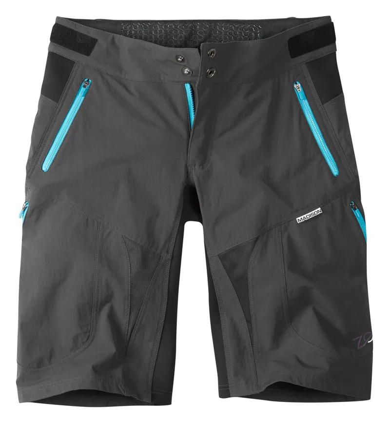 Madison Zena Womens Baggy Shorts Black