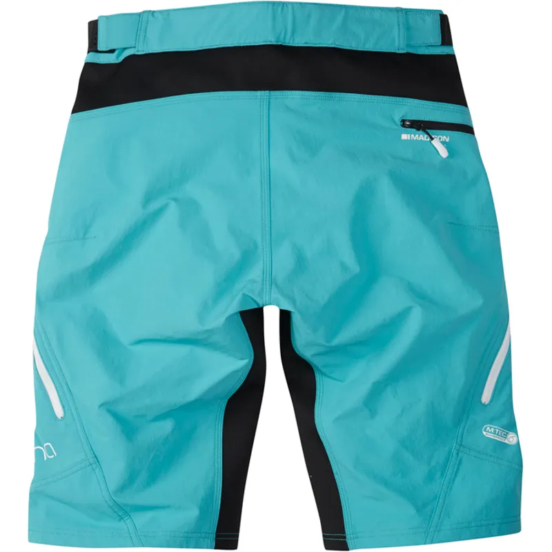 Madison Zena Womens Shorts Aqua Blue-1