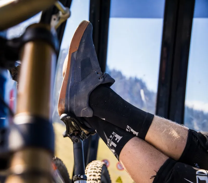 Crank Brothers Mallet Lace ClipIn MTB Shoes Navy/Silver/Gum