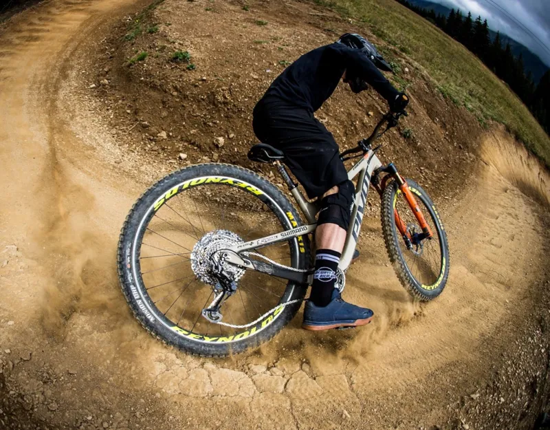 Crank Brothers Mallet Lace Clip-In MTB Shoes Black/Red-9