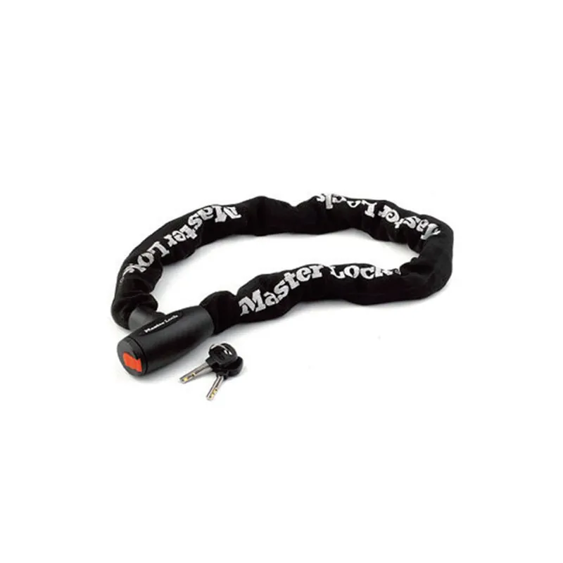 MASTER LOCK 10MM X 1000MM CHAIN HARDENED STEEL LOCK BLACK
