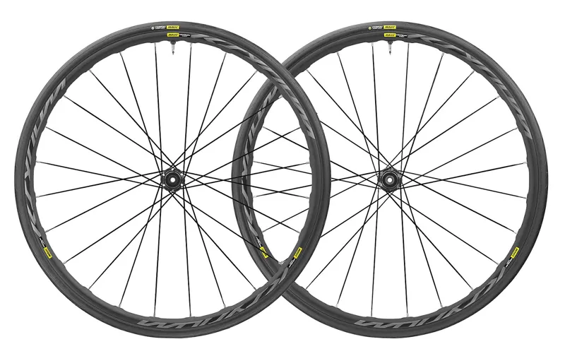 Mavic Ksyrium Disc 700c UST Tubeless 6 Bolt Wheelset Black