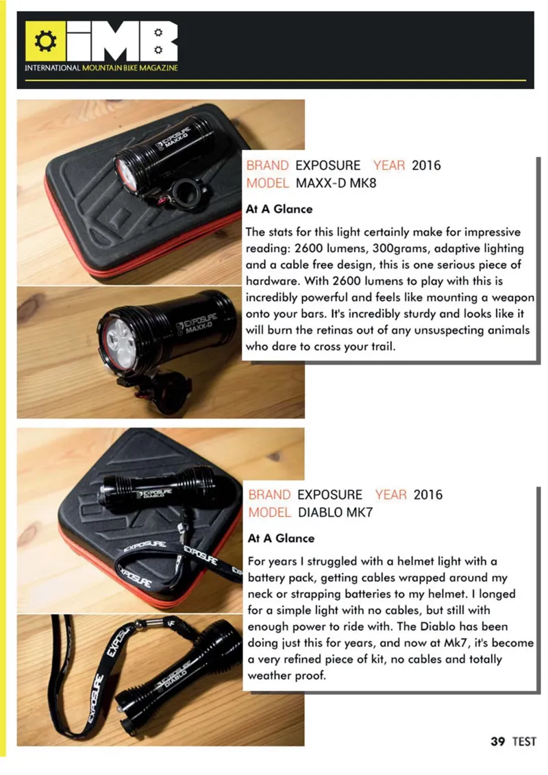 Exposure Diablo Mk7 Light with Mounts-3