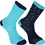 Madison Sportive Long Road Socks Twin Pack Rain Drops Ink Navy/Blue