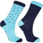 Madison Sportive Mid Socks Twin Pack Rain Drops Ink Navy/Blue