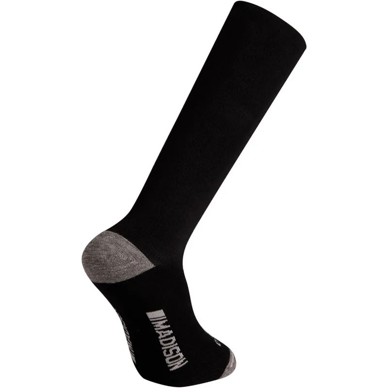 Madison Isoler Merino Deep Winter Knee High Sock Black-1