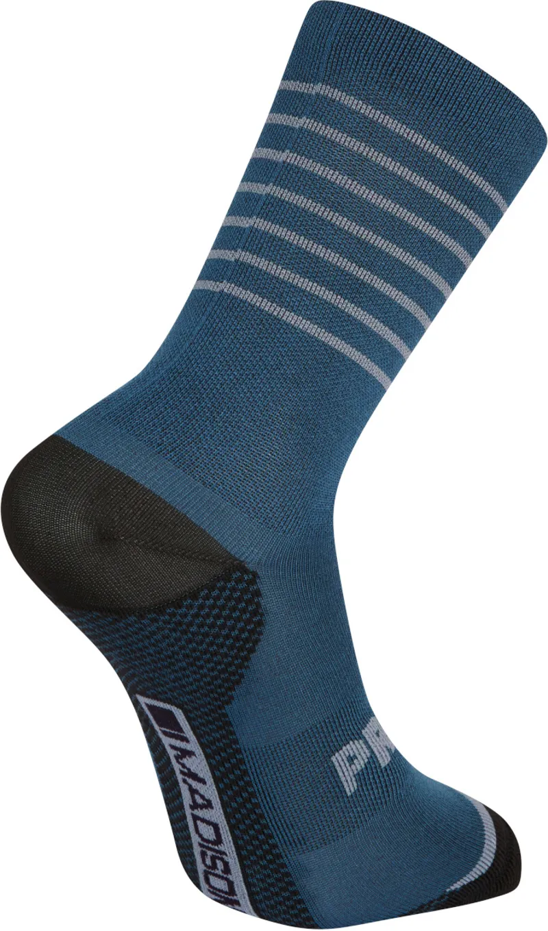 Madison Explorer Primaloft Socks Stripe Navy Haze/Shale Blue-1
