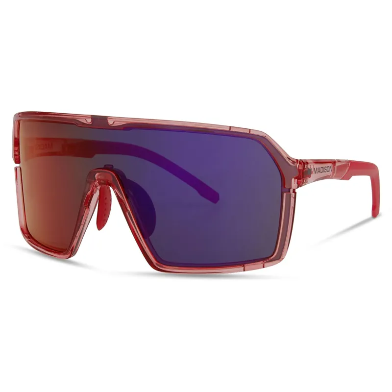 Madison Crypto Sunglasses Crystal Gloss Rose/Purple Mirror