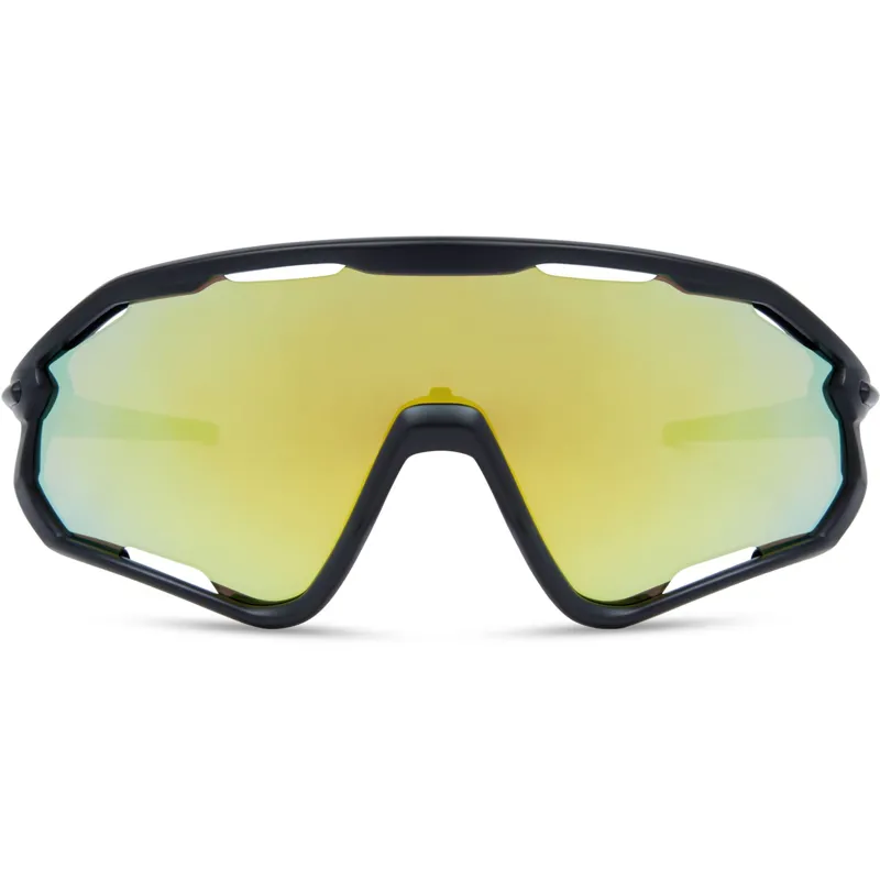 Madison Code Breaker II Sunglasses 3 Pack Matte Black/Bronze Mirror/Amber/Clear Lens-3