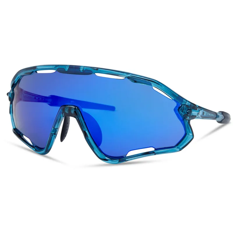 Madison Code Breaker II Sunglasses 3 Pack Crystal Gloss Blue/Blue Mirror/Amber/Clear