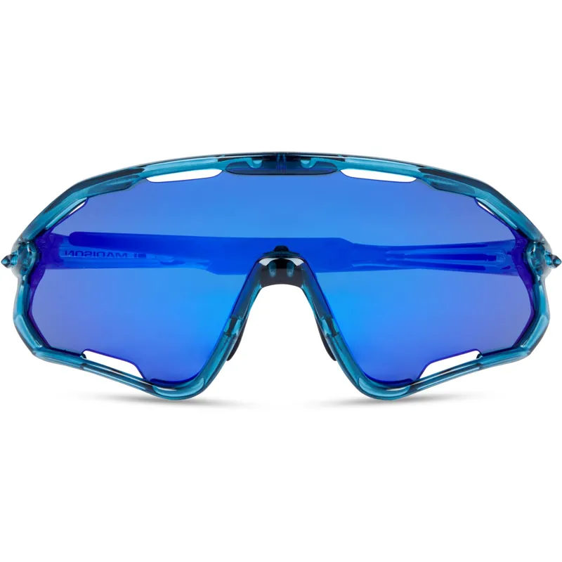 Madison Code Breaker II Sunglasses 3 Pack Crystal Gloss Blue/Blue Mirror/Amber/Clear-4