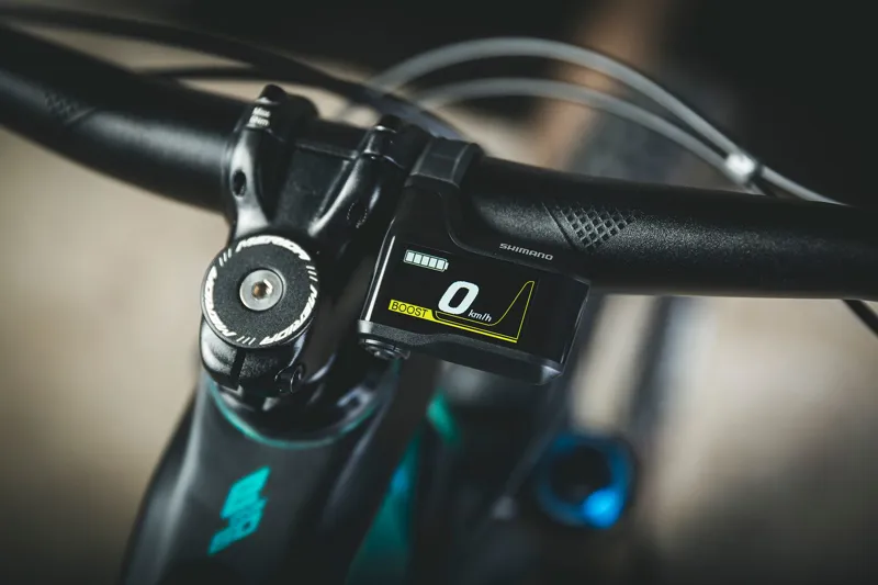 Merida eOne Sixty 10k Electric Bike 2020 Gloss Candy Teal/Matt Black-4