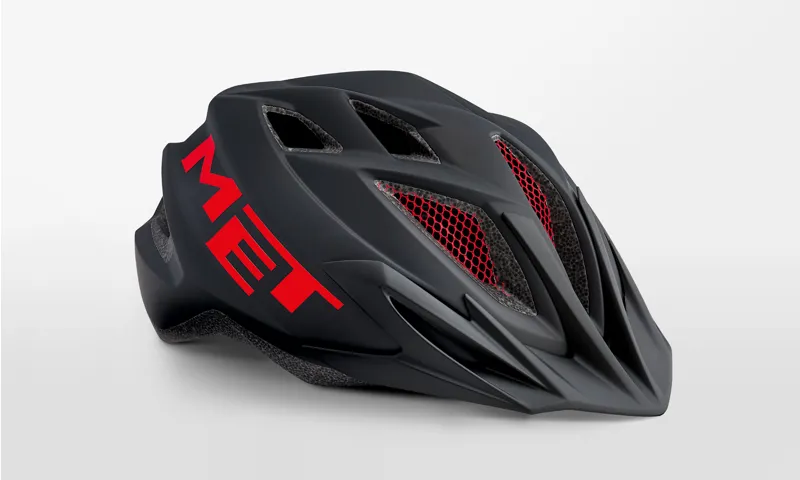 MET Crackerjack Kids Helmet Black/Red