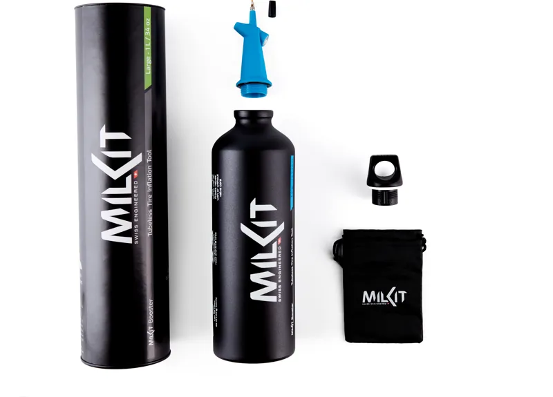MilKit Booster Head with 1L Bottle Black-1