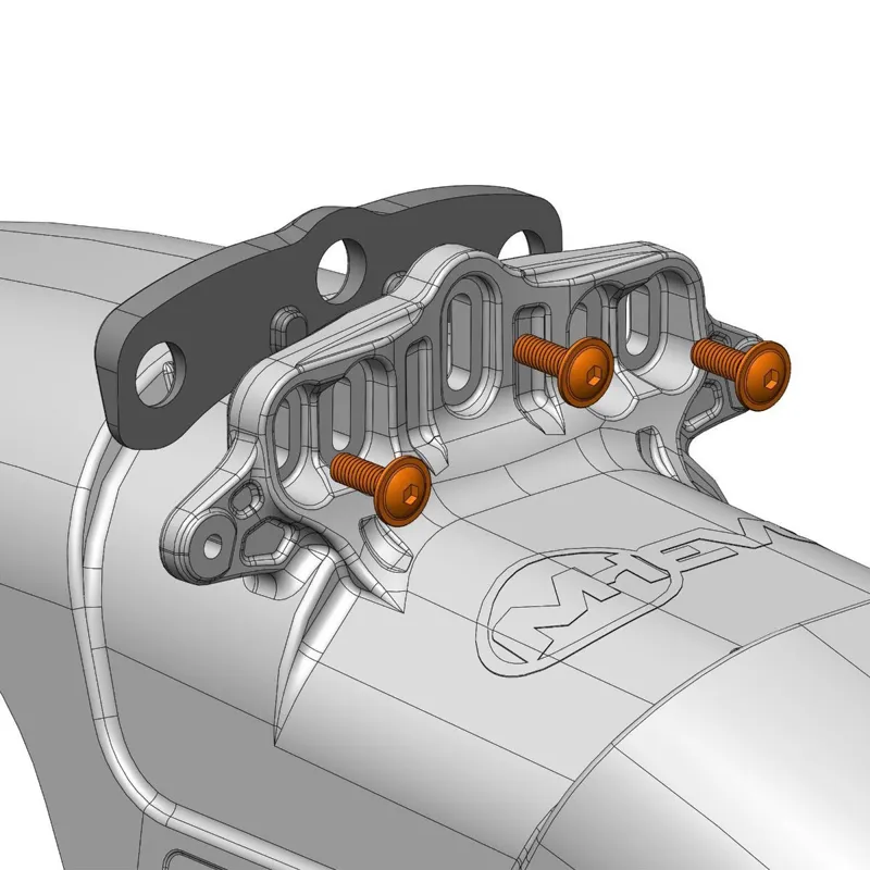 Mudhugger Evo RS Ohlins Adapter Kit Black-1