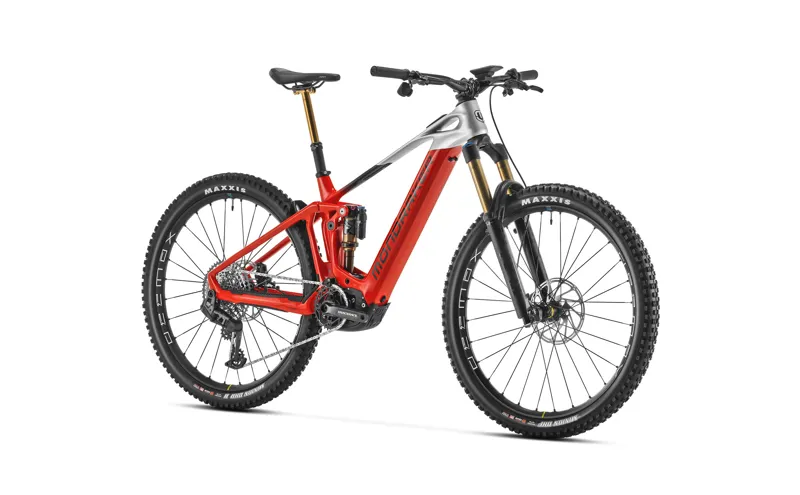 Mondraker Crafty Carbon RR Electric Bike 2024 Red/Silver/Grey-1