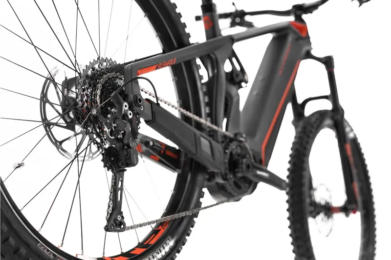 Mondraker eCrusher Carbon R Plus Electric Bike 2018 Grey/Orange-2