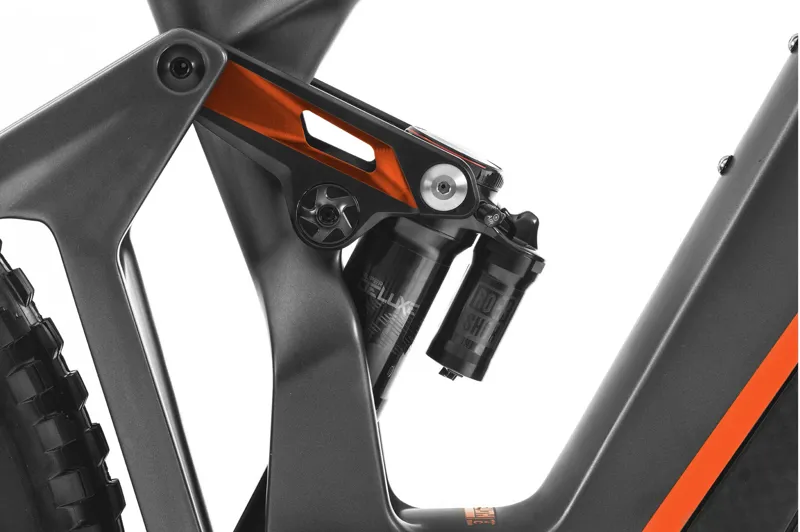 Mondraker eCrusher Carbon R Plus Electric Bike 2018 Grey/Orange-4