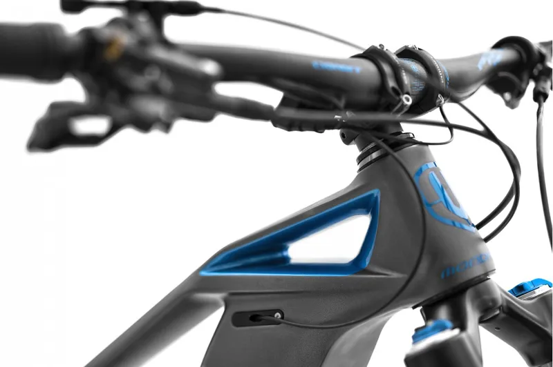 Mondraker eCrusher Carbon RR Plus Electric Bike 2018 Grey/Blue-5