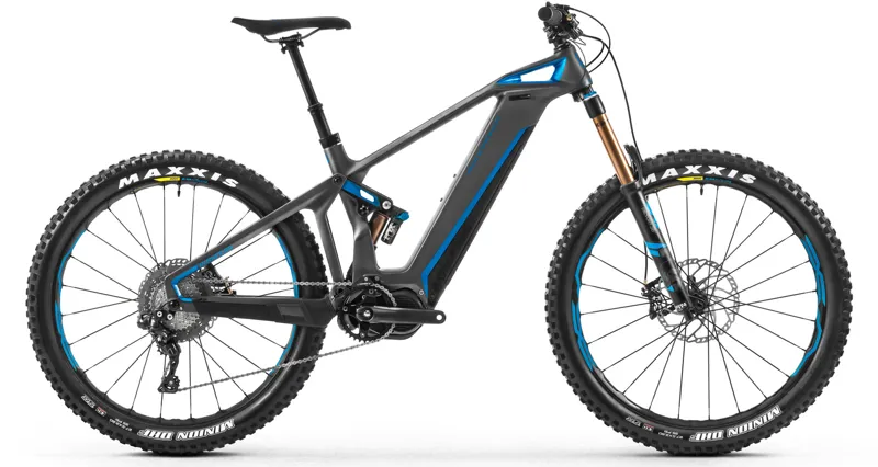 Mondraker eCrusher Carbon RR Plus Electric Bike 2018 Grey/Blue