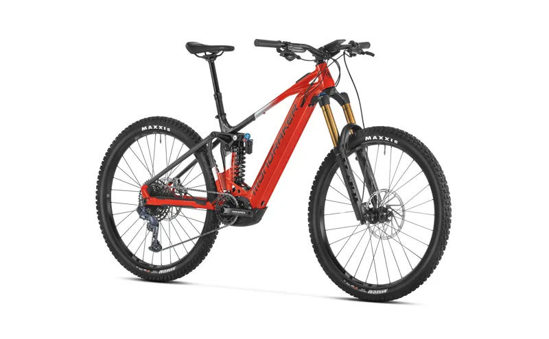 Mondraker Level RR Electric Bike 2024 Red/Grey/Silver-1
